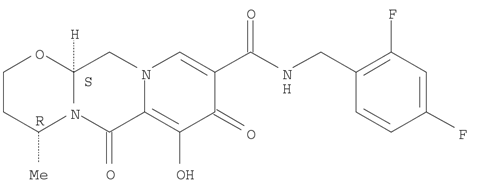 1051375-16-6,GSK1349572,2H-Pyrido[1',2':4,5]pyrazino[2,1-b][1,3]oxazine-9-carboxamide, N-[(2,4-difluorophenyl)methyl]-3,4,6,8,12,12a-hexahydro-7-hydroxy-4-methyl-6,8-dioxo-, (4R,12aS)-;2H-Pyrido[1',2':4,5]pyrazino[2,1-b][1,3]oxazine-9-carboxamide, N-[(2,4-difluorophenyl)methyl]-3,4,6,8,12,12a-hexahydro-7-hydroxy-4-methyl-6,8-dioxo-, (4R,12aS)-;